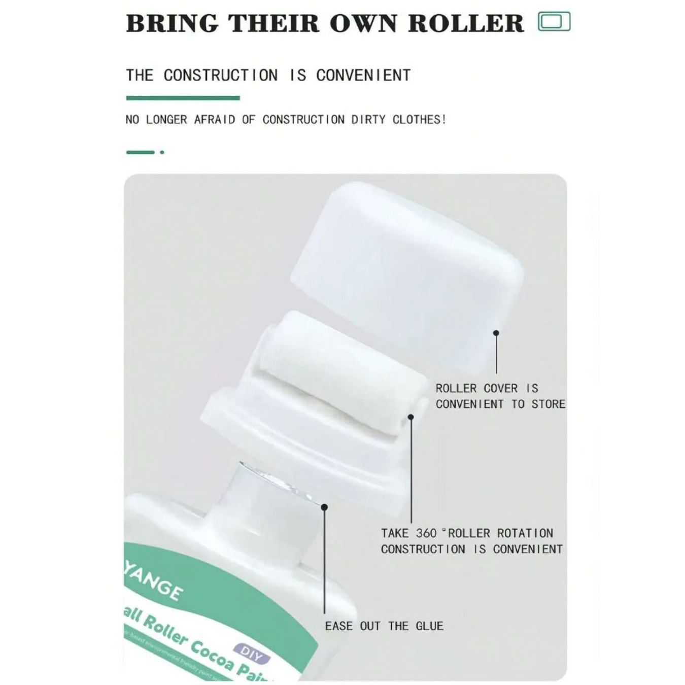 Wall Repair Rolling Brush