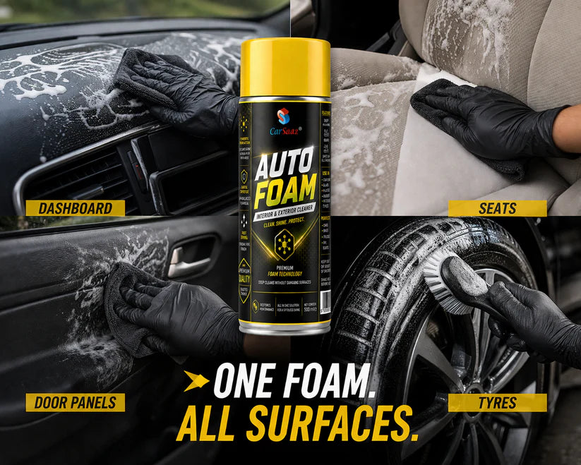 India's #1 Foam-Based Car Interior Cleaner Spray (Buy 1 Get 1 Free)