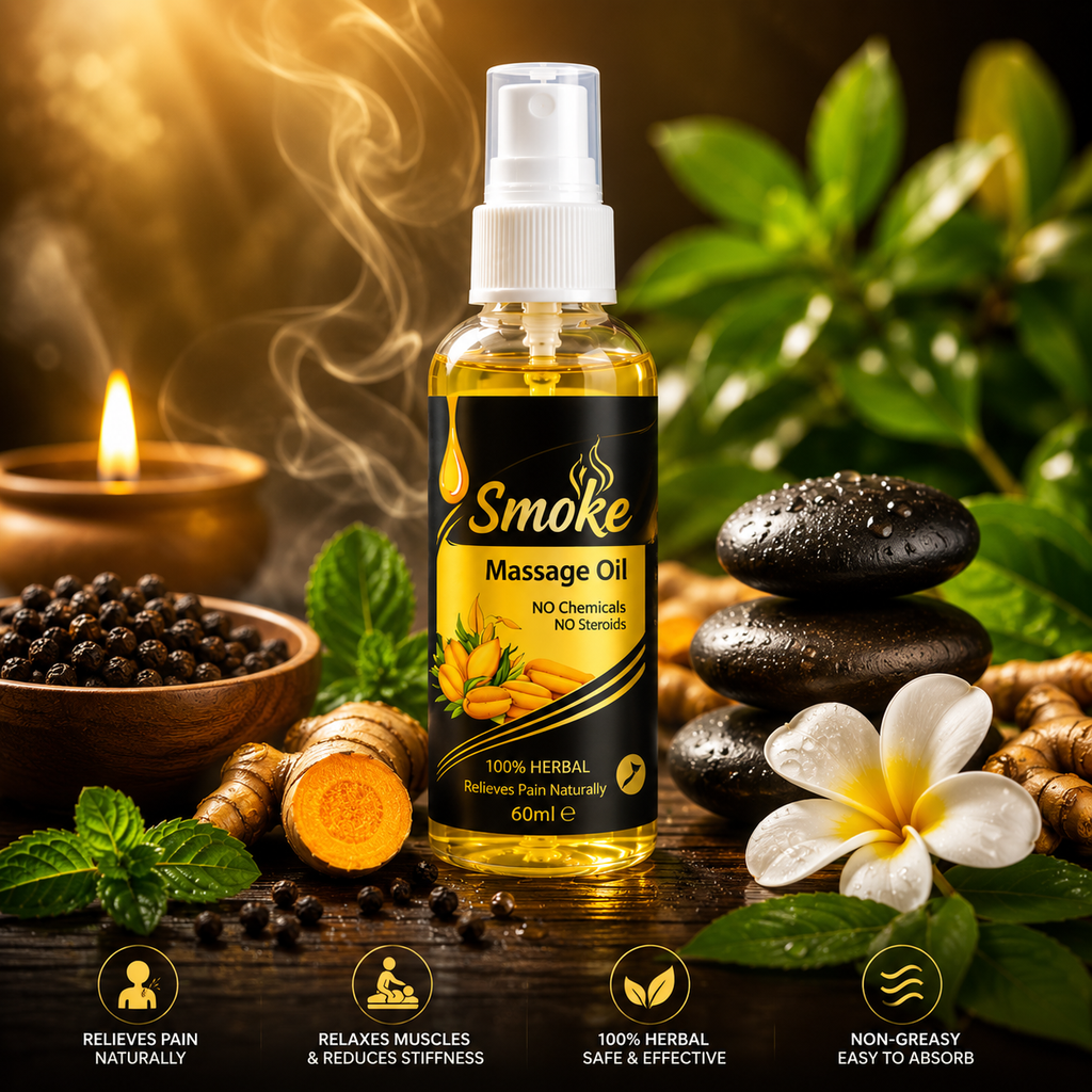 Smoke Massage Pain Relief Oil (Not Oil Only Magic😉)