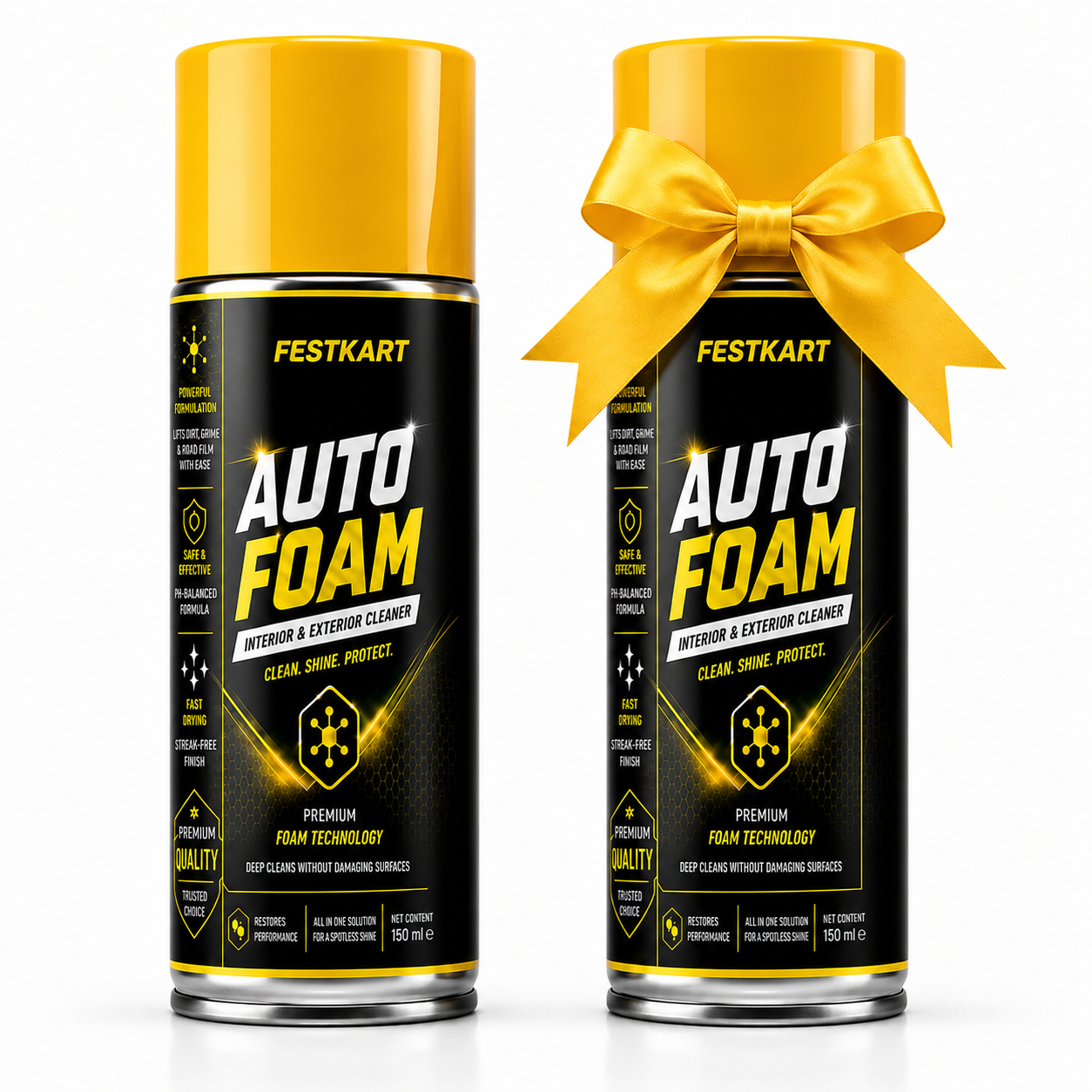 India's #1 Foam-Based Car Interior Cleaner Spray (Buy 1 Get 1 Free)