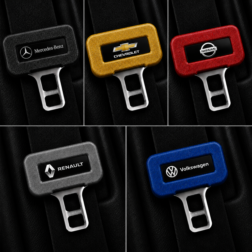 Hot Sale 50% OFF Car Seat Belt Clip Silicon Cover 2PCS