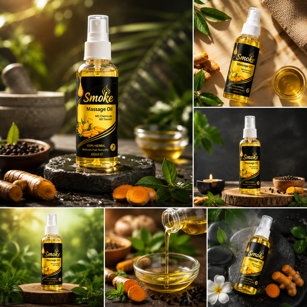 Smoke Massage Pain Relief Oil (Not Oil Only Magic😉)