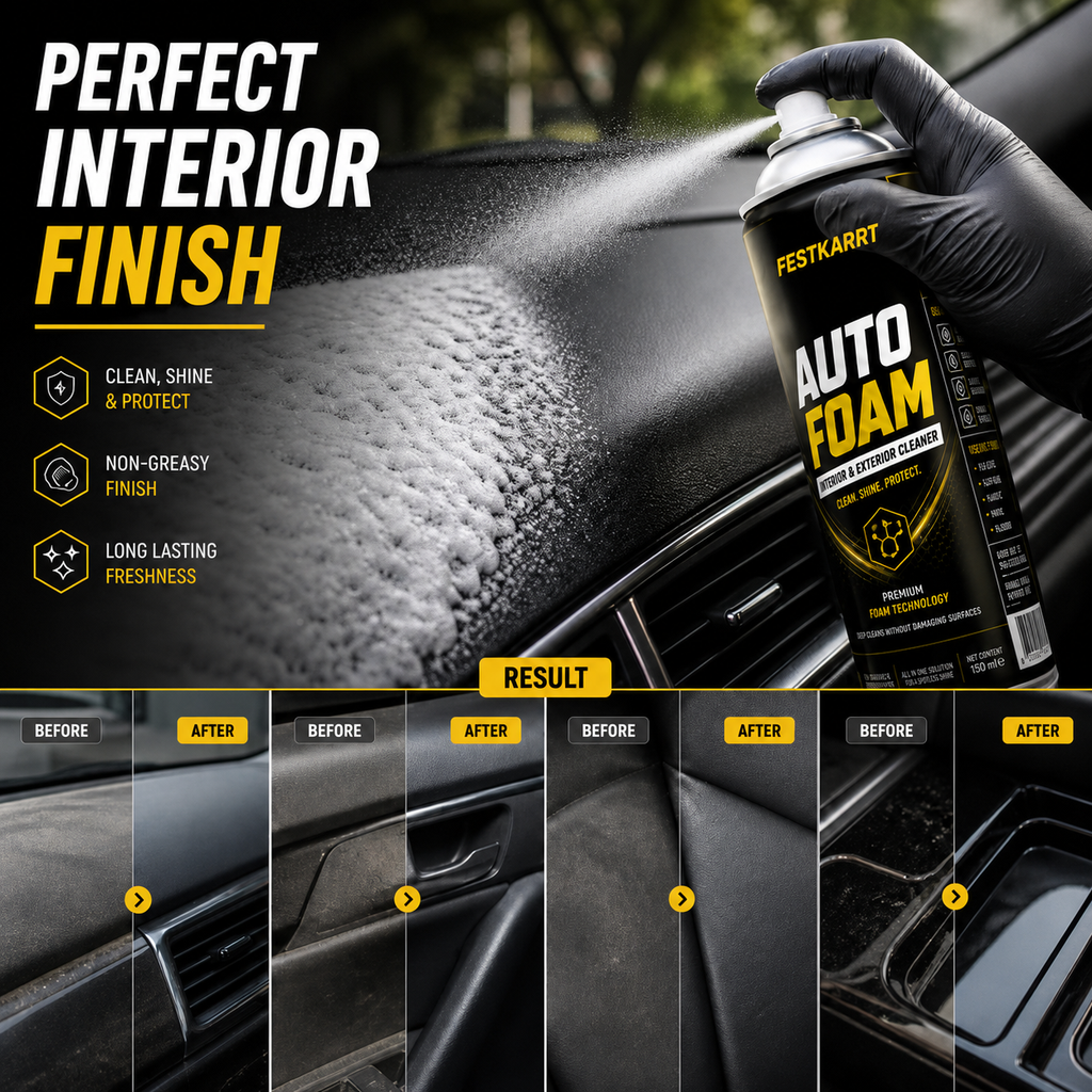 India's #1 Foam-Based Car Interior Cleaner Spray (Buy 1 Get 1 Free)