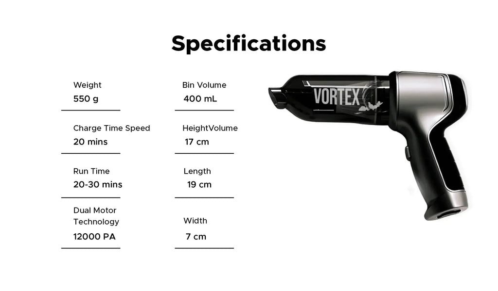 Wireless Powerful Car Vacuum Cleaner